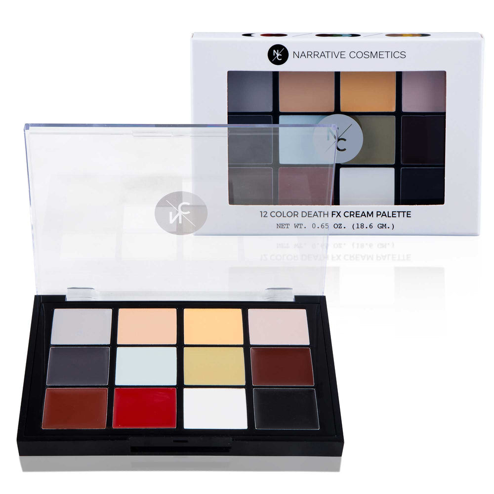 Narrative Cosmetics 12 Color Death FX Cream Makeup Palette FX Palettes   