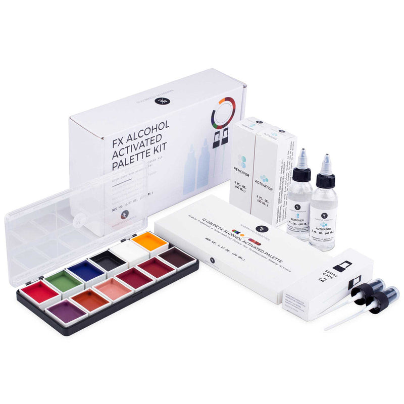 Narrative Cosmetics 12 Color FX Alcohol Activated Palette Alcohol Activated Palettes Palette Only  
