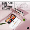 Narrative Cosmetics 12 Color Dark Flesh Tone Alcohol Activated Palette Alcohol Activated Palettes   