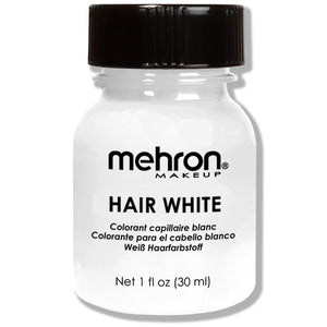 Mehron Hair White/Silver