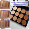 Mehron Celebre Pro-HD 12-Color Cream Highlight/Contour Palette Foundation Palettes   