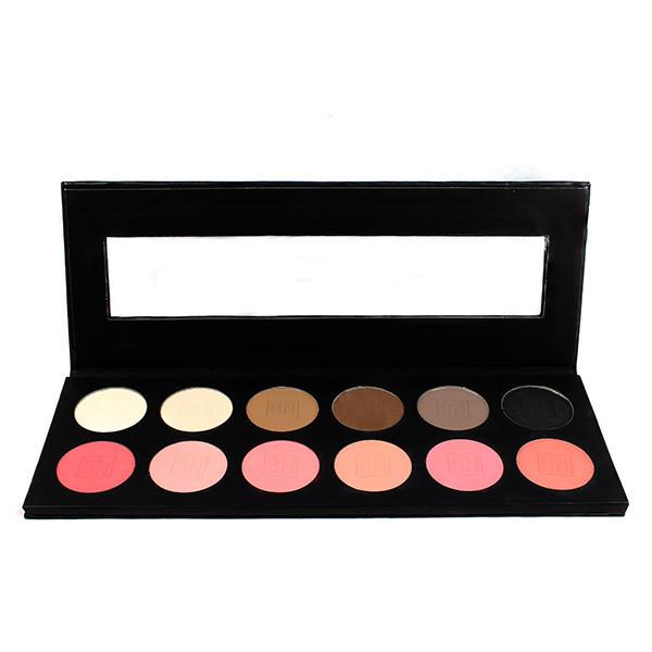 alt Ben Nye 12-Color  Eye Shadow and Rouge Palette 