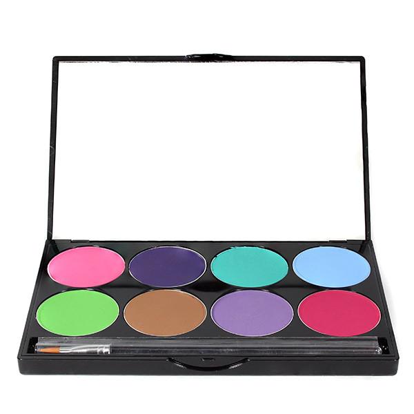 Professional Face Paint Tropical Palette/ Theatrical Face Paint Palette/  Mehron Cake Make Up/ 8 Color Professional Make Up/ -  Norway