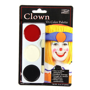 alt Mehron Tri-Color Palette Clown (403C-C)