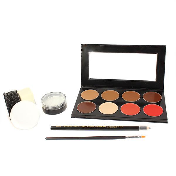Mehron Mini Pro Student Makeup Kit, Medium Dark/Dark
