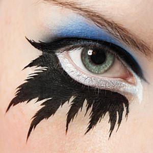 alt European Body Art - Airbrush Makeup Stencils Lower Lash Feather Lashes (FA0066)