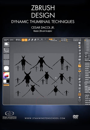 alt Stan Winston Studios | Zbrush Design - Dynamic Thumbnail Techniques 