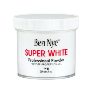alt Ben Nye Professional Face Powder 8oz Super White 8oz. (TP-81)