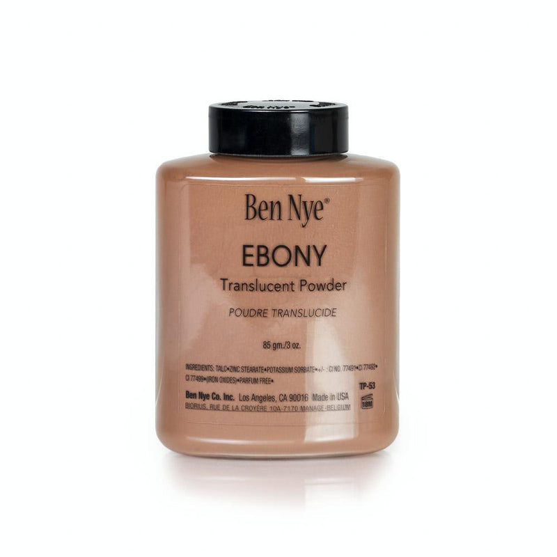alt Ben Nye Ebony Classic Translucent Face Powder 3.0 oz (TP-53)