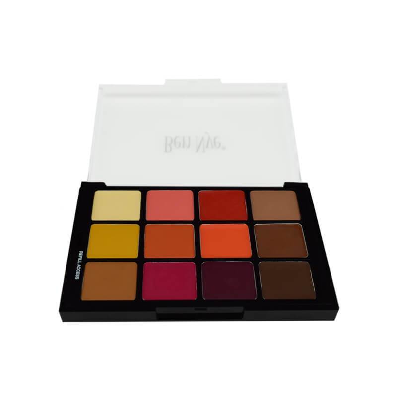 alt Ben Nye Studio Color Blush + Contour Palette Medium-Dark (STP-13) 