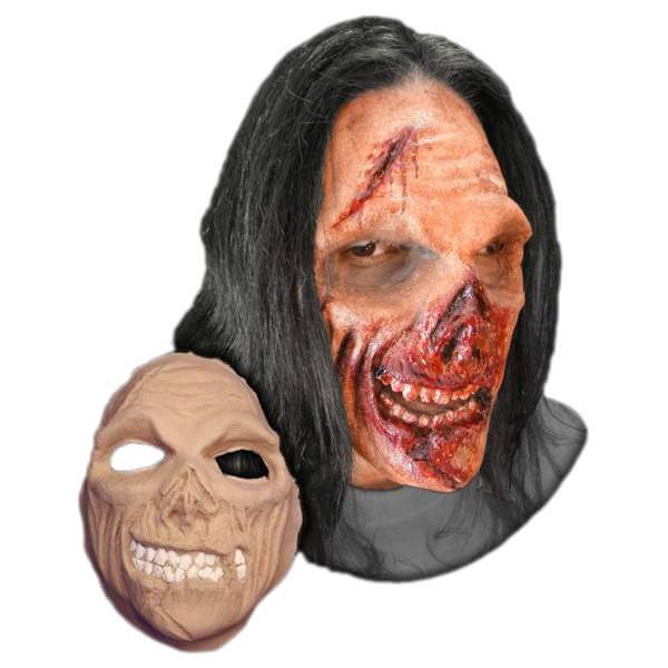 alt Stage Frights Foam Latex Prosthetic Hungry Zombie Mask 