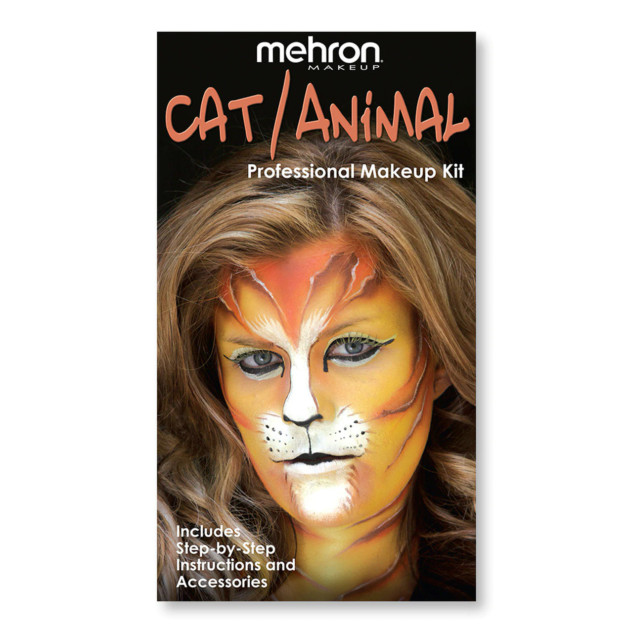 Mehron Professional Cat/Animal Make-up Kit – Alles Für Die Perfekte Katzen-Verwandlung | Inkl. Palette, Pinsel, Schwamm & Schnurrbart Mehron Professional Cat/Animal Make-up Kit – Alles Für Die Perfekte Katzen-Verwandlung | Inkl. Palette, Pinsel, Schwamm & Schnurrbart