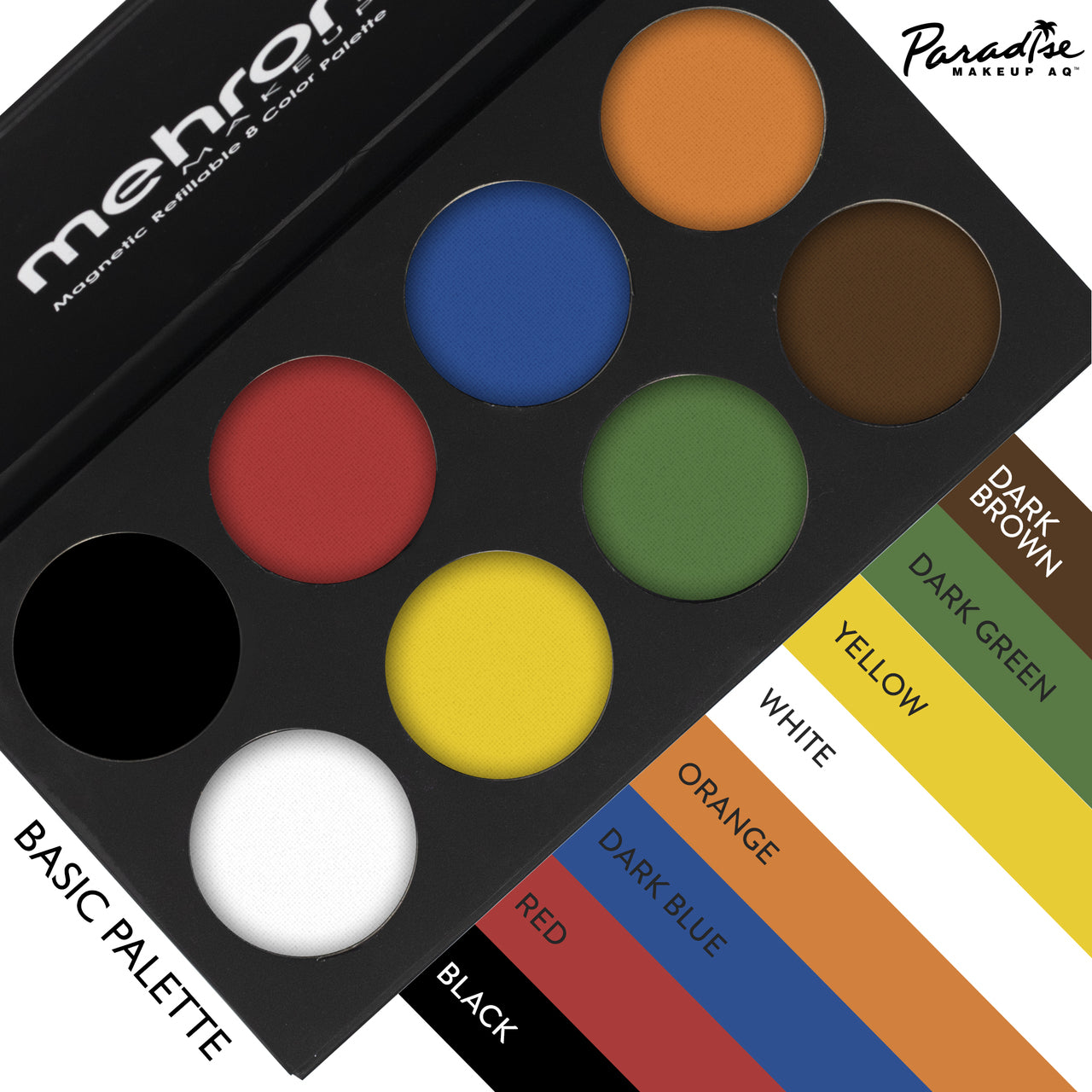 Mehron Paradise Makeup AQ 8 Color Palette