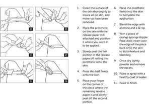 Out of Kit Sutured Wound 3 Stitch Prosthetic Appliances   